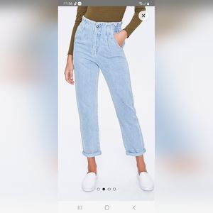 Light Blue High-Waisted Women's Jeans